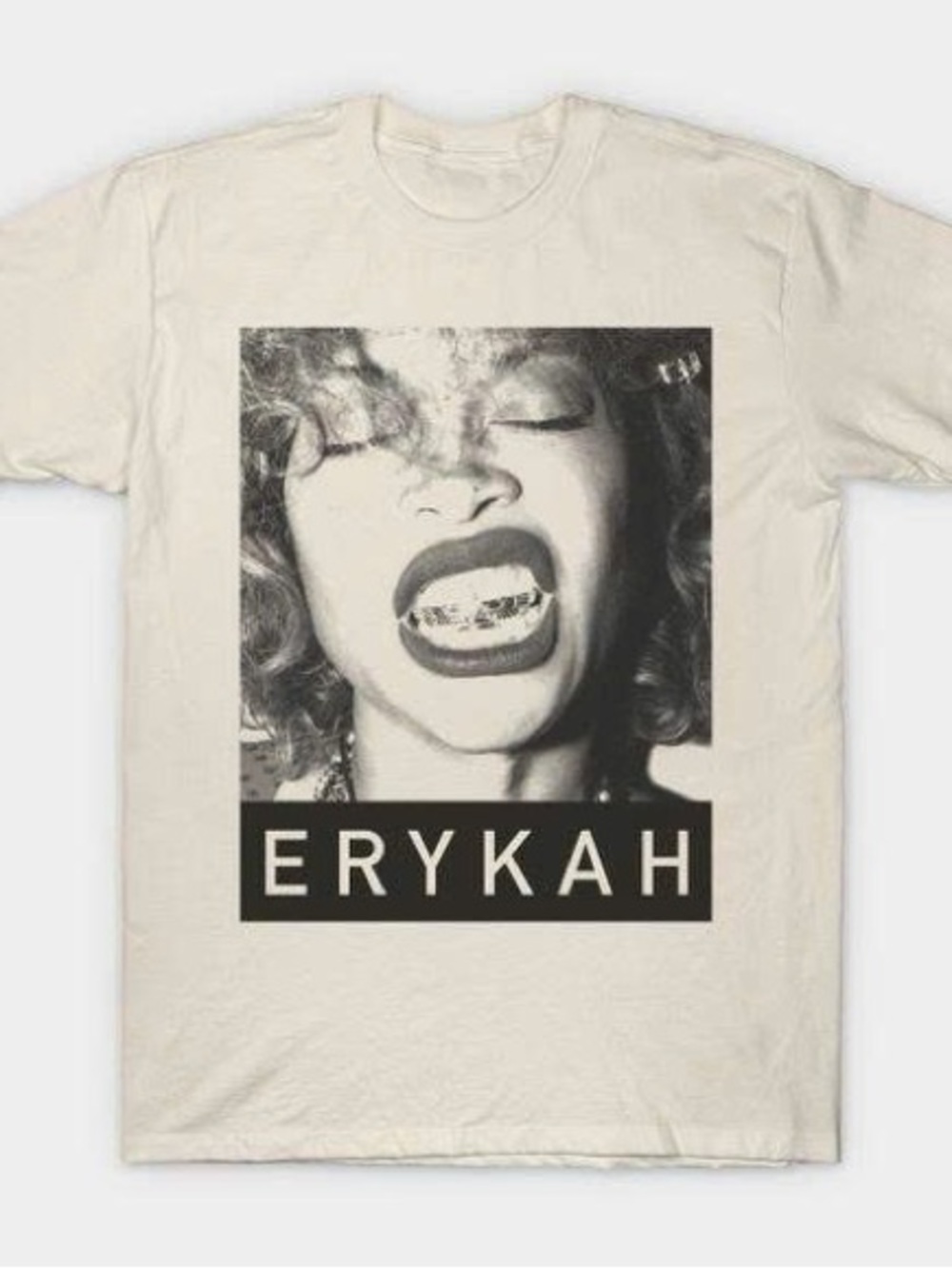 Gildan Cream Erykah Graphic Tee